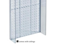 AZAR DISPLAYS 700354-YEL 13.5W x 60H Pegboard Powerwing Display - Newegg.com