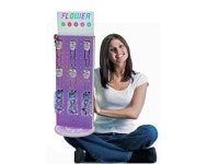 AZAR DISPLAYS 700500-WHT Revolving 16W x 20.25H Pegboard Counter Display - Newegg.com
