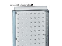 AZAR DISPLAYS 700500-WHT Revolving 16W x 20.25H Pegboard Counter Display - Newegg.com