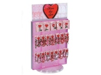 AZAR DISPLAYS 700500-PNK Revolving 16W x 20.25H Pegboard Counter Display - Newegg.com