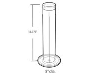 AZAR DISPLAYS 900066 Single Pole Vertical Counter Bracelet Display w/Clear - Newegg.com