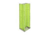 AZAR DISPLAYS 700430-GRE H-Unit Pegboard Floor Revolving Display Panel Size: - Newegg.com