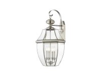 LIVEX LIGHTING 2356-91 Monterey 4 Light Brushed Nickel Outdoor Wall Lantern - Newegg.com