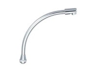 CENTRAL BRASS SU-357-WSA 8-3/4 Swivel High Rise Spout With Aerator, Polished - Newegg.com