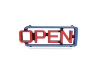 CM GLOBAL AC-01-RC LED Open Sign, Red/Blue, 2 13/64 in W, 7 51/64 in H - Newegg.com