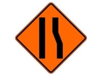 LYLE W4-2R-BO-30HA Traffic Sign,30 x 30In,BK/ORN,SYM - Newegg.com