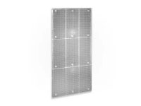 AZAR DISPLAYS 700248-CLR 24 x 48 One-Sided Pegboard Panel (CLEAR FROST ONLY) - Newegg.com