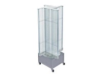 AZAR DISPLAYS 700445-CLR Pinwheel Pegboard Floor Revolving Display Panel - Newegg.com