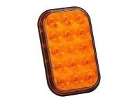 GROTE G4503 Stop/Tail/Turn Lamp,15-Diode,Yellow - Newegg.com