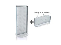 AZAR DISPLAYS 700505-CLR 20 Pocket Revolving Pegboard Gift Card Kit for - Newegg.com