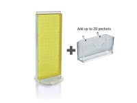 AZAR DISPLAYS 700505-YEL 20 Pocket Revolving Pegboard Gift Card Kit for - Newegg.com
