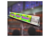 AZAR DISPLAYS 600060 72L x 2.25 H Clear Flip Up C-Channel, PK5 - Newegg.com