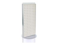 AZAR DISPLAYS 700509-WHT Non-Revolving 8W x 20.75H Pegboard Counter Display - Newegg.com
