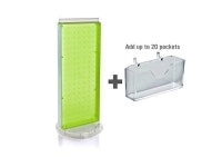 AZAR DISPLAYS 700505-GRE 20 Pocket Revolving Pegboard Gift Card Kit for - Newegg.com
