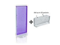 AZAR DISPLAYS 700505-PUR 20 Pocket Revolving Pegboard Gift Card Kit for - Newegg.com