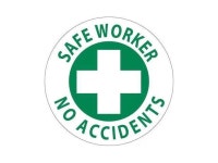 NMC HH27 Safe Worker No Accidents Hard Hat Emblem, Pk25 - Newegg.com