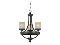 VAXCEL H0136 Halifax 3 Light Bronze Rustic Wheel Mini Chandelier - Newegg.com