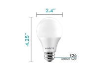 LUXRITE LR21428-12PK A19 LED Light Bulbs 9W (60W Equivalent) 800LM 5000K - Newegg.com