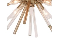 VAXCEL C0250 Aria 22.5-in Natural Brass 4 Light Mid Century Modern Sputnik - Newegg.com
