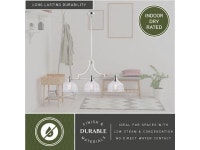 VAXCEL H0221 Beloit 3L Nickel Farmhouse Linear Chandelier Island Pendant Light - Newegg.com