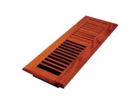 DECOR GRATES WLC414-N Floor Register , 4 X 14 , Lacquered Natural , Cherry Wood - Newegg.com