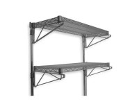 ZORO SELECT 2HGE3 Steel Wire Wall Shelving, 14D x 48W x 34H, Chrome - Newegg.com ZORO SELECT 2HGE3 Steel Wire Wall Shelving... 