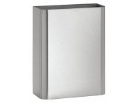 BRADLEY 357-000000 Wastebasket, Rectangular, 6-1/2 gal, Silver - Newegg.com
