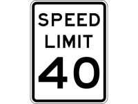LYLE R2-1-40-18DA Traffic Sign,24 x 18In,BK/WHT,DMD GR AL - Newegg.com