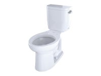 Toto CST244EFR-01 Elongated 128 GPF Universal Height Toilet, Cotton White - Newegg.com