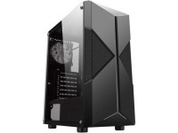 Computer Case ATX Mid Tower PC Gaming Case - Front USB Port - Quick-Release Tempered Glass Side Panel - Cable Management System... 
