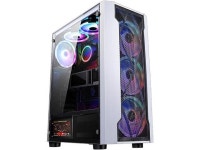 HDYD ATX Case,Mid-Tower PC Gaming Case ATX/M-ATX/ITX - Front I/O USB 3.0 Port - Acrylic Side Panels - 6 Fan Position - Water... 