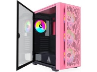 Apevia Destiny-Flow-PK Destiny Flow Mid Tower Gaming PC Case w/ 4X 120mm ARGB Fans, 366 RGB Light Modes, 1x Metal Flow Front... 