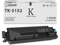 TK-5152 TK5152 Black Toner Cartridge: 1-Pack TK-5152K 1T02NS0US0 Toner Cartridge Replacement for Kyocera Ecosys P6035CDN... 