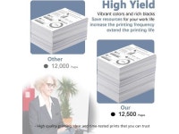 TK-5152 TK5152 Black Toner Cartridge: 1-Pack TK-5152K 1T02NS0US0 Toner Cartridge Replacement for Kyocera Ecosys P6035CDN... 