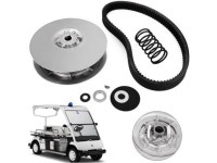 VEVOR Rear Driven Clutch Kit for Yamaha Gas Golf Cart G2-G22 1985+ Secondary Clutch Driven Kit with Belt JN6-G6201-03 JN6-G6201... 