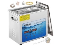 VEVOR Ultrasonic Cleaner, 36KHz~40KHz Adjustable Frequency, 3L 110V, Ultrasonic Cleaning Machine w/Digital Timer and Heater, Lab... 