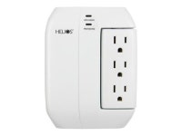 Helios AS-HP-5R 5-Outlet Wall Tap Surge Protector with 2 USB Charging Ports - Newegg.com