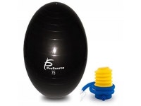 ProSource Stability Exercise Ball with Foot Pump, Black 75 cm, Anti-Burst up to 2,000 lb. for Fitness, Pilates, Balance, and Yoga... 