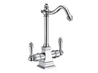 Point of Use Instant Hot/Cold Water Drinking Faucet with Traditional Swivel Spout - Polished Chrome - Newegg.com Point of Use... 
