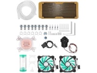 Water Cooling Kit, Universal PC Computer CPU/GPU Water Cooling Radiator Tubing Liquid Cooler Kit for PC Water Cooling Systems.... 