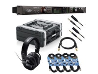 Universal Audio Apollo x6 Heritage Edition 16 x 22 Thunderbolt, Gator GR-4L Rack Case, (2) Mogami XLR to 1/4, Presonus HD9, (4)... 