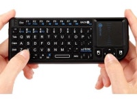 2.4GHz Mini Portable Tiny Wireless Keyboard with Mouse Touchpad for Windows 78 9 10 iClever IC-RF01 Rechargeable Remote Control... 
