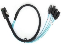 fosa1 G0101 Mini SAS 36p Cable SFF-8087 to 4SATA Computer Case Server Transmission Line 3Gbps x 4Lane Four-Channel 12Gbps Data... 