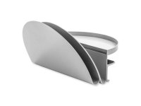 Deflecto Standing Desk File Organizer 2 Sections Letter Gray 400003 - Newegg.com