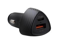 Codi Dual Port 20W Car Charger/Auto Adapter (USB-C, USB-A Outputs) - 20W - USB Type-C - USB Type-A USB-A 3.0 Quick Charge... 