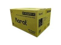 PET Plastic Hinged Container 6 x 6 x 3.3 Clear Plastic 500/Carton FPHC66PET1C - Newegg.com