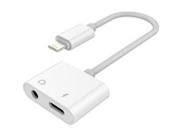 4XEM 8-pin & 3.5mm Adaptor for iPhone/iPod/iPad 4X8PIN35SPLITTER - Newegg.com
