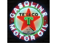 Fashion Neon Sign Neonetics Texaco gasoline Handcrafted Real Glass Lamp Neon Light Neon Sign Beerbar Sign Neon Beer Sign 24X24... 