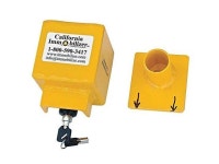 CALIFORNIA IMMOBILIZER G00100 Bulldog Style Coupler Lock,Yellow - Newegg.com