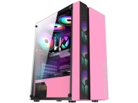 WSNBB PC Case, Desktop Computer DIY Full-Side Transparent Glass Game Water-Cooled ATX Backline Case (Color : Pink) - Newegg.com
